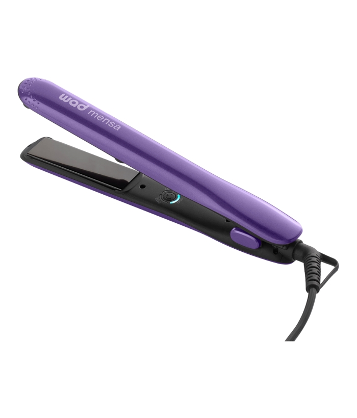 Plancha de cabello Mensa morada, Plancha de cabello